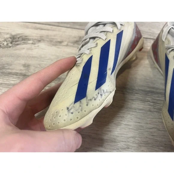 Adidas X Crazyfast USA.3 FG Juniors 2.5 Red White Blue USA Soccer Cleats IG0667 - Picture 4 of 10